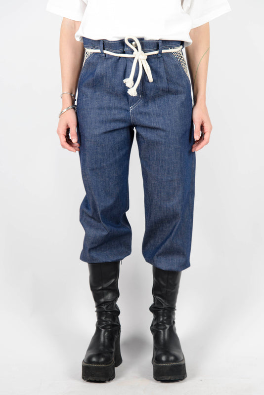 MESH DENIM TROUSERS - Epsilon
