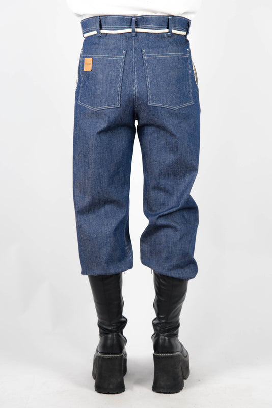 MESH DENIM TROUSERS - Epsilon