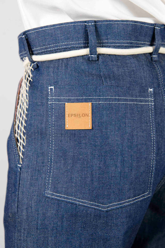 MESH DENIM TROUSERS - Epsilon